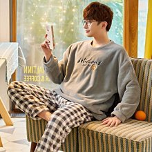 連帽睡衣女款珊瑚絨秋冬季加絨加厚冬天鯊魚情侶家居服套裝男薄絨 歷史價格詳細信息