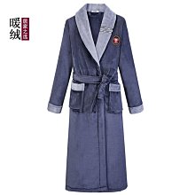 新款加厚睡袍冬款女加絨加厚珊瑚絨浴袍男長版晨袍法蘭絨酒店浴衣 歷史價格詳細信息