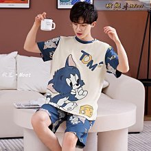 睡衣 棉質睡衣男薄款夏季短袖夏天青年中年開衫男士睡衣家居服套裝 歷史價格詳細信息