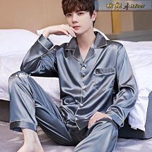 【睡衣】 冰絲睡衣男夏季短袖薄款仿真絲綢男士大尺碼青年夏天家居服套裝春秋 韓版男裝~鑫星好物 歷史價格詳細信息