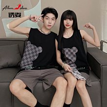 夏季背心 情侶背心 現貨 坎肩袖學生背心 男女日常上衣 卡通印花 籃球襯衫 運動寬松襯衫 沙灘無袖t恤男-MINTS名仕男裝 歷史價格詳細信息