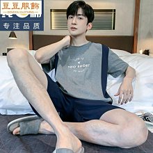 短袖睡衣男 夏天男生睡衣 可外穿家居服 【D421】冰潔情侶睡衣夏季短袖短褲男女士休閒加大尺碼兩件套家居服小外套方領滿599免運 歷史價格詳細信息