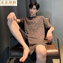 熱銷 夏季短袖男睡衣薄款冰絲莫代爾家居服套裝長褲青年大碼休閑居家服-(null) 歷史價格詳細信息
