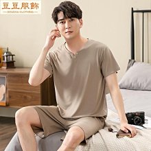 M-4XL 睡衣 男 無袖背心短褲 莫代爾套裝 夏季 寬鬆大尺碼 棉 素面 簡約風 男生 休閒運動 居家服 可外穿-毛毛男裝 歷史價格詳細信息