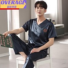 南極人男士睡衣男夏季冰絲薄款短袖短褲 青年睡衣睡褲男款仿真絲男式家居服套裝 藏青金羽毛款XL 睡衣 家居服虎虎男裝 歷史價格詳細信息