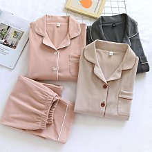 長袖長褲套裝 翻領睡衣 寬鬆簡約睡衣 男開衫睡衣 [D903]春秋季純棉睡衣套裝男胖子肥佬長袖全棉寬鬆加肥大號家居服開衫 歷史價格詳細信息