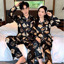 冰絲 情侶睡衣 兩件套 男士睡衣女 夏季 新款 高級感 短袖短褲套裝 男士 可外穿 家居服 歷史價格詳細信息