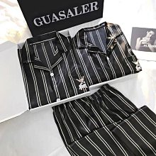 夏天睡衣男高級感休閑時尚潮酷短袖三件套睡衣青少年可外家居服-豆豆服飾 歷史價格詳細信息