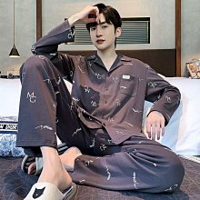 大尺碼睡衣男 棉睡衣男 長袖睡衣男 兩件事睡衣 100%純棉男士睡衣春秋長袖棉質小外套家居服青中年全棉家居服滿599免運 歷史價格詳細信息