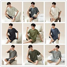 夏季6535棉簡約休閒風短袖帶胸墊短褲家居服睡衣女套裝可外穿 歷史價格詳細信息