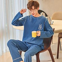 家居服睡衣青年兩件套男套裝春秋可外穿長袖薄款大碼潮流寬鬆冬季 歷史價格詳細信息