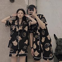 夏天情侶睡衣女夏季冰絲短袖涼感高級感網紅風可外穿男家居服套裝 歷史價格詳細信息