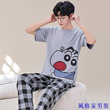 兩件式套裝 短袖睡衣男 夏天男生睡衣 【D421】男士睡衣夏季新款短袖薄款短褲卡通青少年學生大尺碼情侶家居服套裝滿599免運 歷史價格詳細信息
