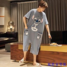 睡衣 純棉睡衣男薄款純棉夏季短袖長褲全棉青中年家居服套裝可外穿 夏季 -促銷 歷史價格詳細信息