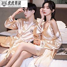 情侶睡衣 冰絲睡衣 薄款吊帶睡裙 真絲短袖家居服兩件套裝 睡衣男 情侶睡衣套裝-陽光小屋 歷史價格詳細信息