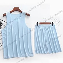 圓領背心短褲男運動夏季薄款坎肩潮流學生休閑籃球服男套裝-毛毛男裝 歷史價格詳細信息