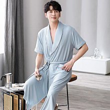 睡衣男夏季莫代爾薄款男士短袖夏款冰絲大碼夏天男款棉家居服套裝 歷史價格詳細信息