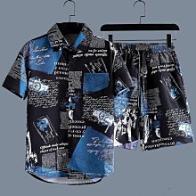 花襯衫夏威夷花襯衫沙灘套裝男薄三亞旅遊情侶大尺碼寬鬆休閒五分褲 歷史價格詳細信息