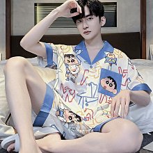 男夏季短袖 冰絲睡衣 夏季睡衣男 可外穿家居服 【D416】夏季新款冰絲睡衣男短袖薄款仿真絲男士休閒大尺碼家居服套裝男夏滿599免運 歷史價格詳細信息