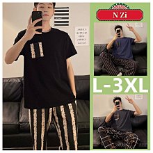 睡衣 棉質夏天睡衣男款短袖長褲夏天青中年開衫男士睡衣家居服套裝 歷史價格詳細信息