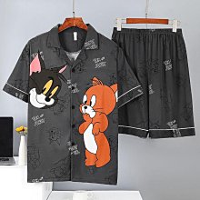 湯姆貓睡衣男士純棉2024年新款春秋季薄款長袖大碼青年家居服套裝[樂營睡衣] 歷史價格詳細信息