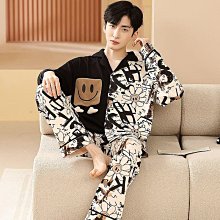 大尺碼睡衣男 棉睡衣男 長袖睡衣男 兩件事睡衣 100%純棉男士睡衣春秋長袖棉質小外套家居服青中年全棉家居服滿599免運 歷史價格詳細信息