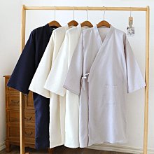 日系和服袍 緞面雪紡和服長袍睡衣睡裙 汗蒸衣 浴袍 休閒簡約日系家居服 歷史價格詳細信息