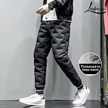 羽絨棉褲男士加絨加厚高腰東北保暖休閑外穿褲子中老年人爸爸冬季【zero潮流屋】 歷史價格詳細信息