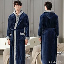 睡袍睡衣女冬季加厚法蘭絨浴袍春秋加絨加長款男士情侶珊瑚絨浴衣[樂營睡衣] 歷史價格詳細信息