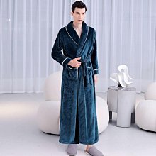 冬季男士睡衣珊瑚絨加肥大尺碼200斤加厚睡袍男寬鬆卡通連帽家居服3 歷史價格詳細信息