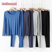 秋衣男士純色純棉圓領長袖T卹打底衫寬松全棉中老年人老頭衫汗衫 歷史價格詳細信息