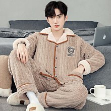 秋冬珊瑚絨睡袍男士睡衣大尺碼寬鬆長版浴袍男冬天法蘭絨家居服青年 歷史價格詳細信息