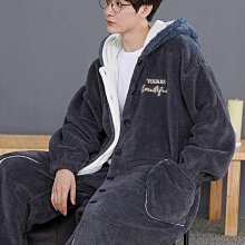 男士睡衣男冬季珊瑚絨加絨加厚大碼青少年保暖套頭簡約家居服套裝 歷史價格詳細信息