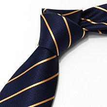 金色條紋領帶男士正裝商務職業工作西服 結婚新郎 藍色手打奢品潮【大洋】 歷史價格詳細信息