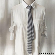 黑白色細條紋 男性 長袖襯衫 (二手品 襯衫) 歷史價格詳細信息