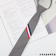 5cm個性刺繡懶人拉鏈小領帶ins韓版窄細老虎頭日系jk男女學【超齡男裝】 歷史價格詳細信息