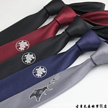 5cm個性刺繡懶人拉鏈小領帶ins韓版窄細老虎頭日系jk男女學【超齡男裝】 歷史價格詳細信息