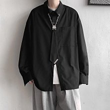 領帶襯衫男長袖素色襯衫韓版潮七分袖學生上衣三種顏色满599免運 歷史價格詳細信息