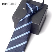 條紋黑色領帶拉鏈式男女窄版5cm懶人免打結易拉一拉得學院風學生【大洋】 歷史價格詳細信息