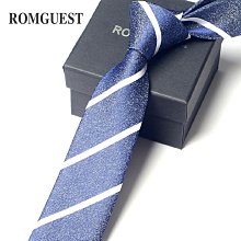 ~新品折扣優惠~romguest西裝 6cm商務休閑窄韓版領帶男女黑色藍 拉鏈式懶人免打 歷史價格詳細信息