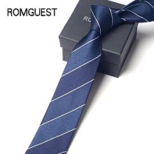 ~新品折扣優惠~romguest西裝 6cm商務休閑窄韓版領帶男女黑色藍 拉鏈式懶人免打 歷史價格詳細信息