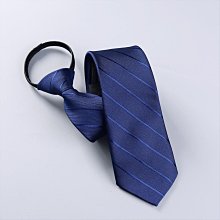 黑色百搭拉鏈領帶男靚條紋6cm韓版窄一拉得易拉懶人簡便免打結潮【大洋】 歷史價格詳細信息