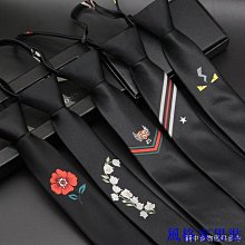 懶人易拉得拉鍊式上班面試領帶男藍色正裝商務紫色灰色黑色領帶男Lazy person, easy to pull, cha（滿599元免運） 歷史價格詳細信息