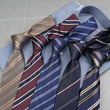 領帶高級感桑蠶絲領帶男士正裝商務韓版手打款條紋純色休閑禮盒裝領帶 現貨 歷史價格詳細信息