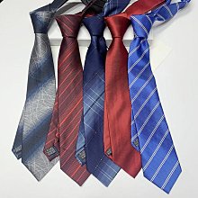 1200針正裝商務領帶男士懶人拉鏈現貨8cm易拉得黑色條紋領帶免打 歷史價格詳細信息