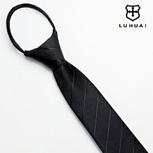 領帶免打領帶男拉鏈式休閑西裝襯衫女韓版學院風黑色懶人易拉得職業潮 歷史價格詳細信息