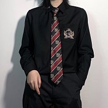 dk手打領帶日系男jk制服格子襯衫校服女學生學院風韓版復古潮ins 歷史價格詳細信息
