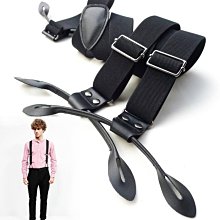 背帶 原创款式英伦复古背带四夹吊裤带 男女通用服饰配析韩版古铜夹扣~清倉 歷史價格詳細信息