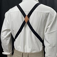 背帶 男士挂钩背带夹加宽胖人5cm松紧老年人户外交叉X形吊裤带美式肩带~清倉 歷史價格詳細信息
