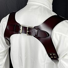 背帶 男士挂钩背带夹加宽胖人5cm松紧老年人户外交叉X形吊裤带美式肩带~清倉 歷史價格詳細信息